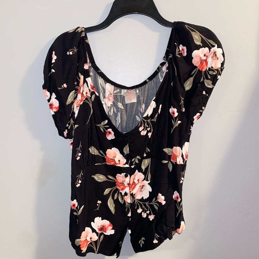 Black summer top